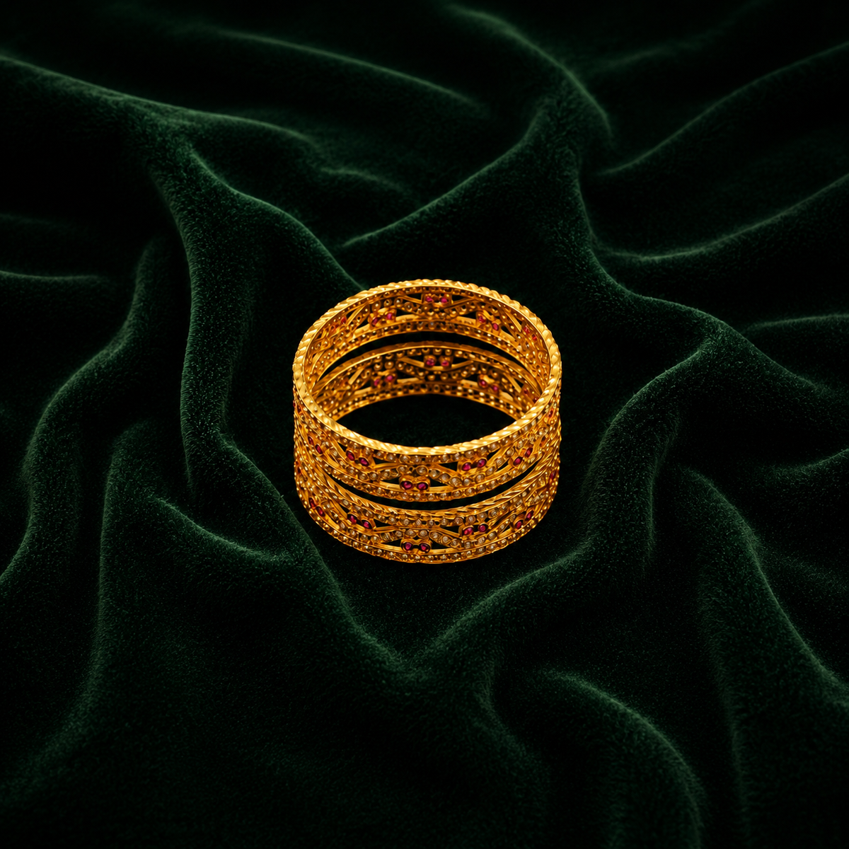 Panchaloha Royal Filigree Bangles