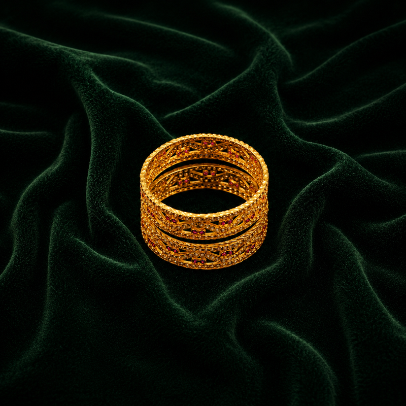Panchaloha Royal Filigree Bangles