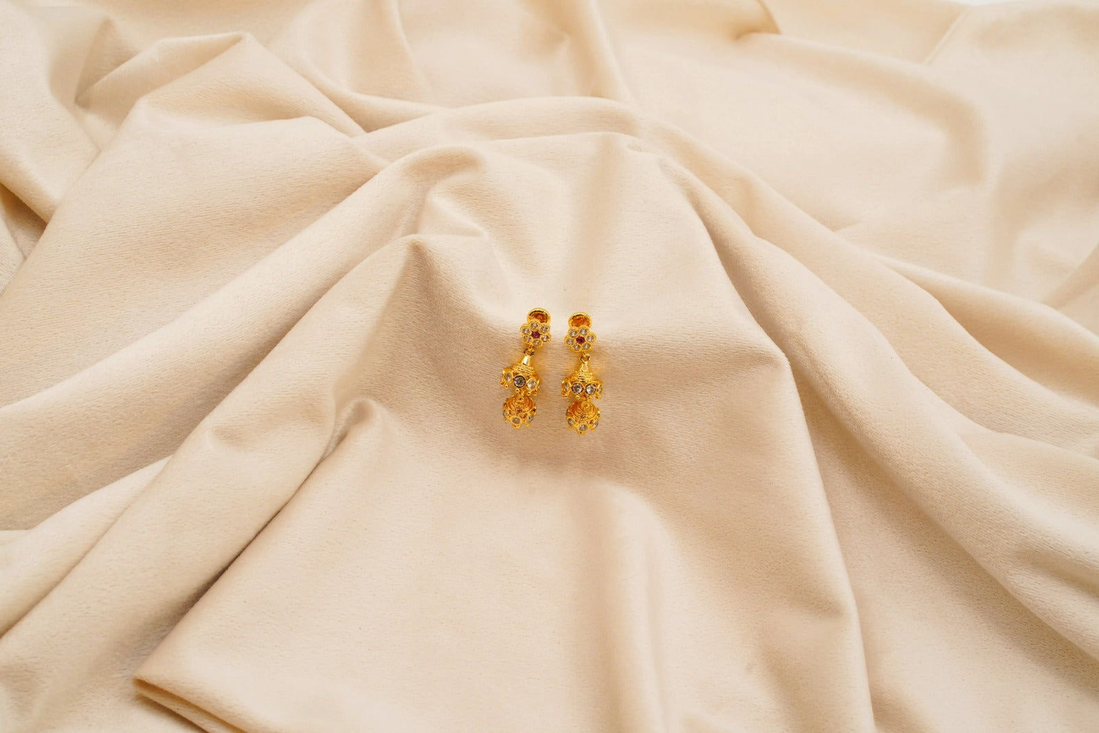 Panchaloha Twin Blossom Drop Earrings