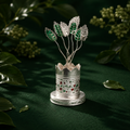 German Silver Tulasi Leaf Stand