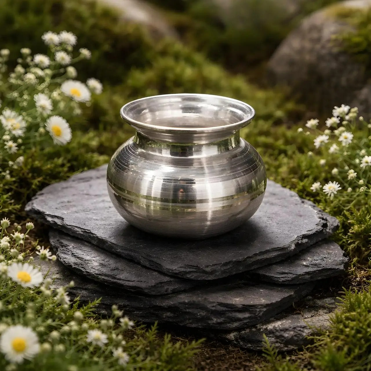 German Silver Kalash Pot