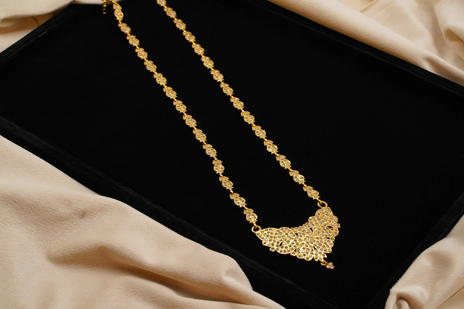 Panchaloha Radiant Blossom Pendant Haram