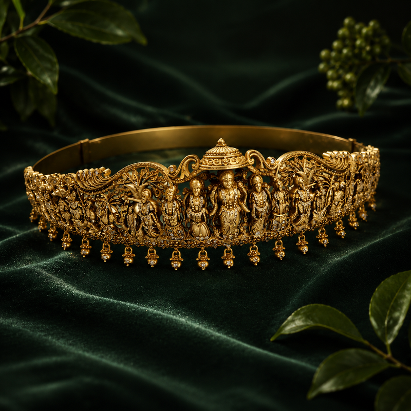Panchaloha Divya Ram Darbar Hip Belt
