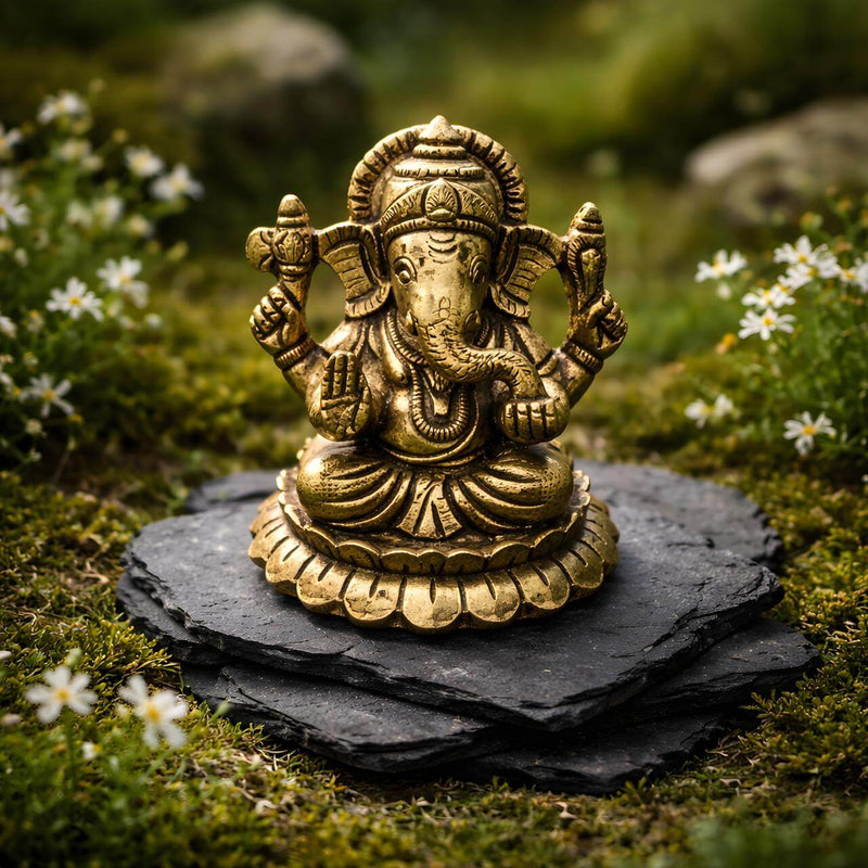 Panchaloha Lord Ganesha Idol